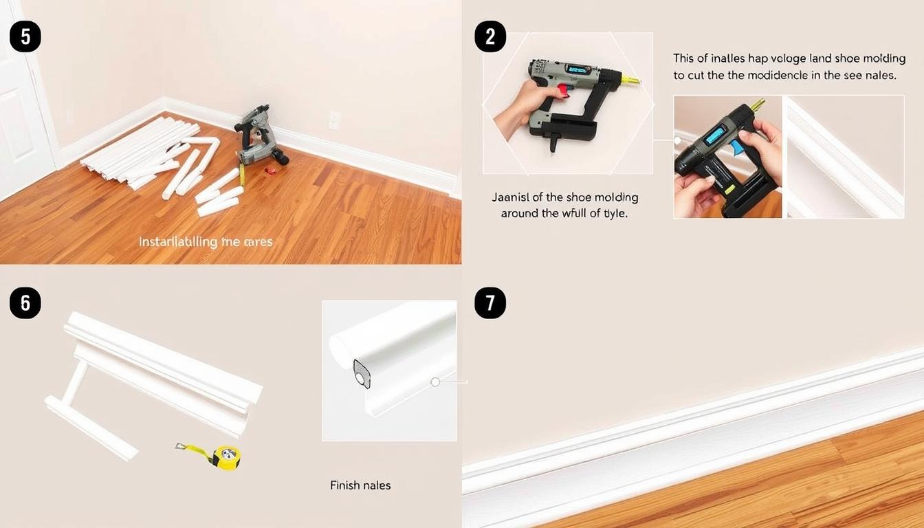 how to install shoe molding