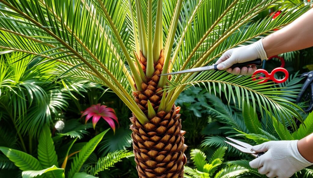 sago palm pruning