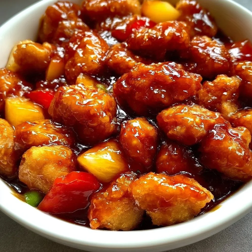 Baked Sweet and Sour Chicken