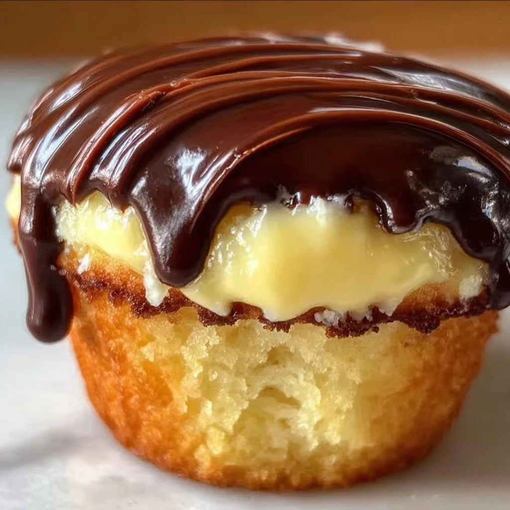 Boston Cream Pie Cupcakes