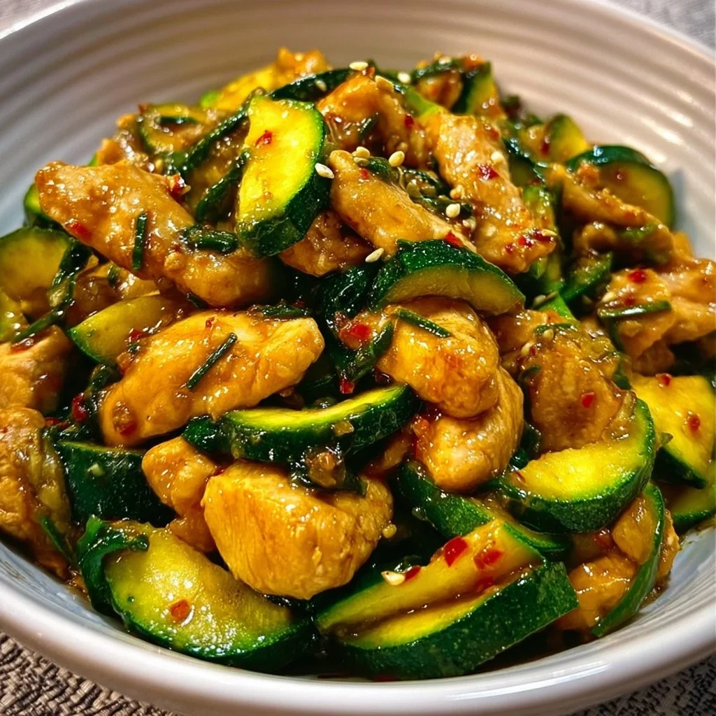 Chicken Zucchini Stir Fry