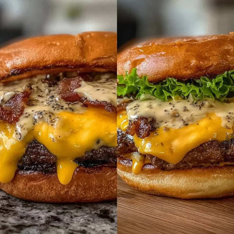 Delicious Crack Burgers stacked with toppings and served with sides