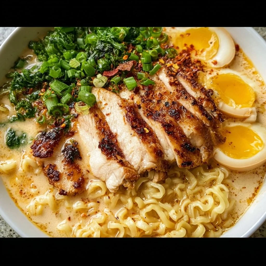 Creamy Garlic Chicken Ramen – Classic Ramen for Cold Day Dinners