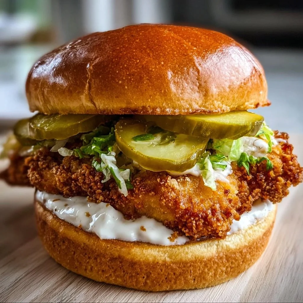 Crispy Dill Chicken Sandwich Recipe