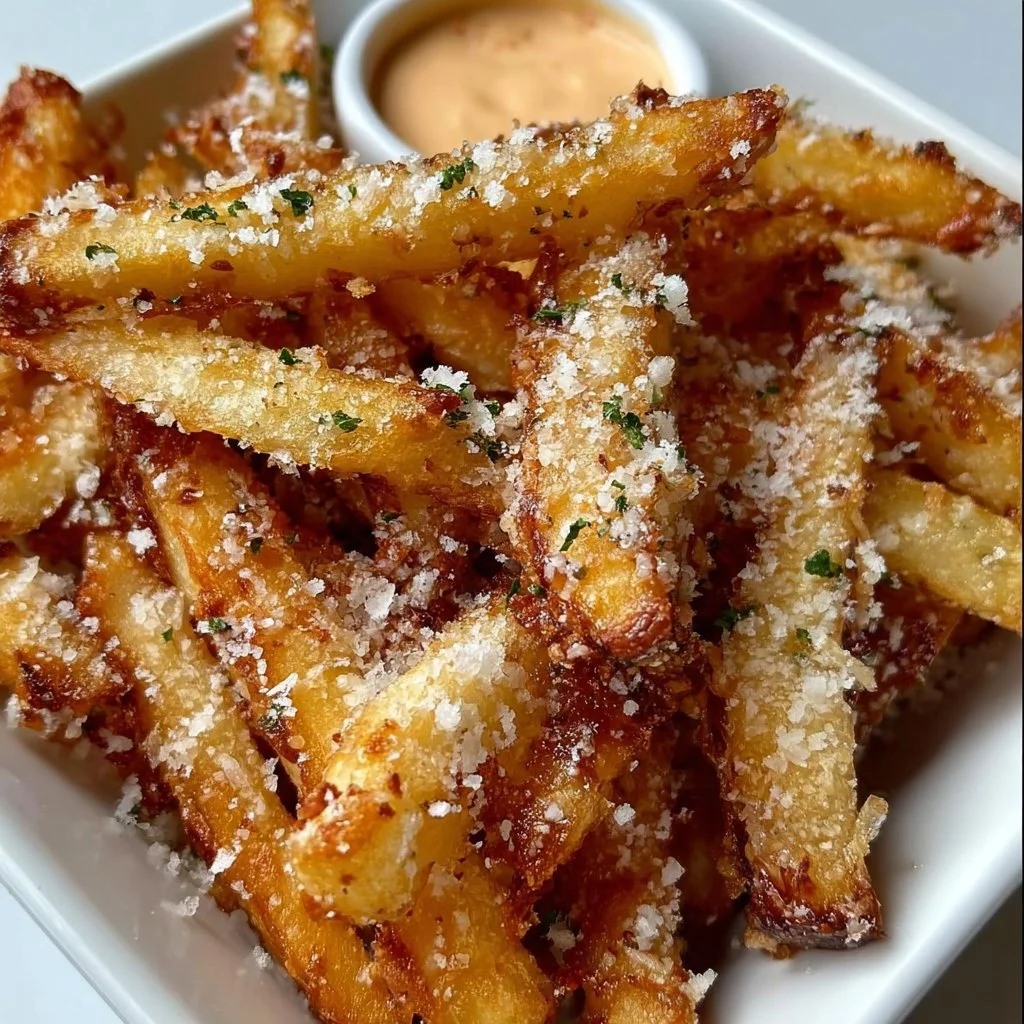 Crispy Garlic Parmesan Fries