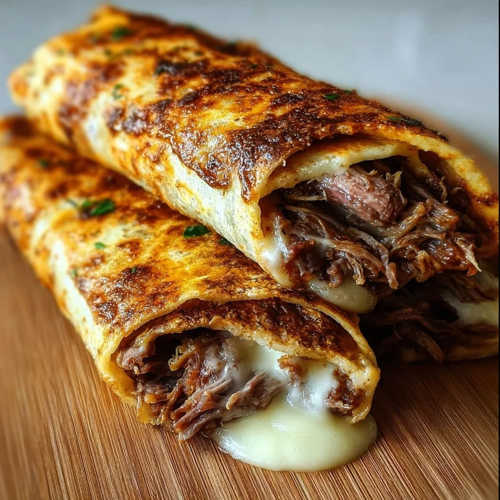 French Dip Tortilla Roll Ups
