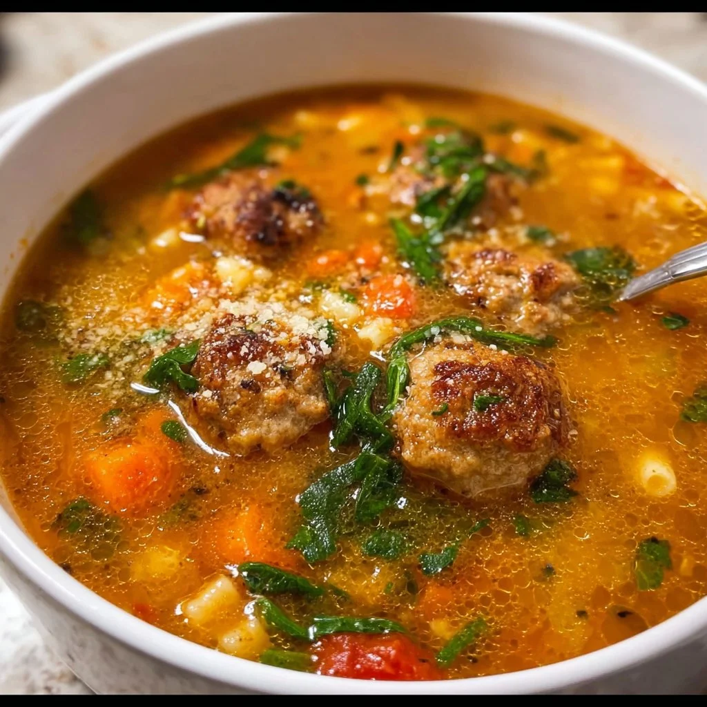 Italian Meatball Soup Recipe