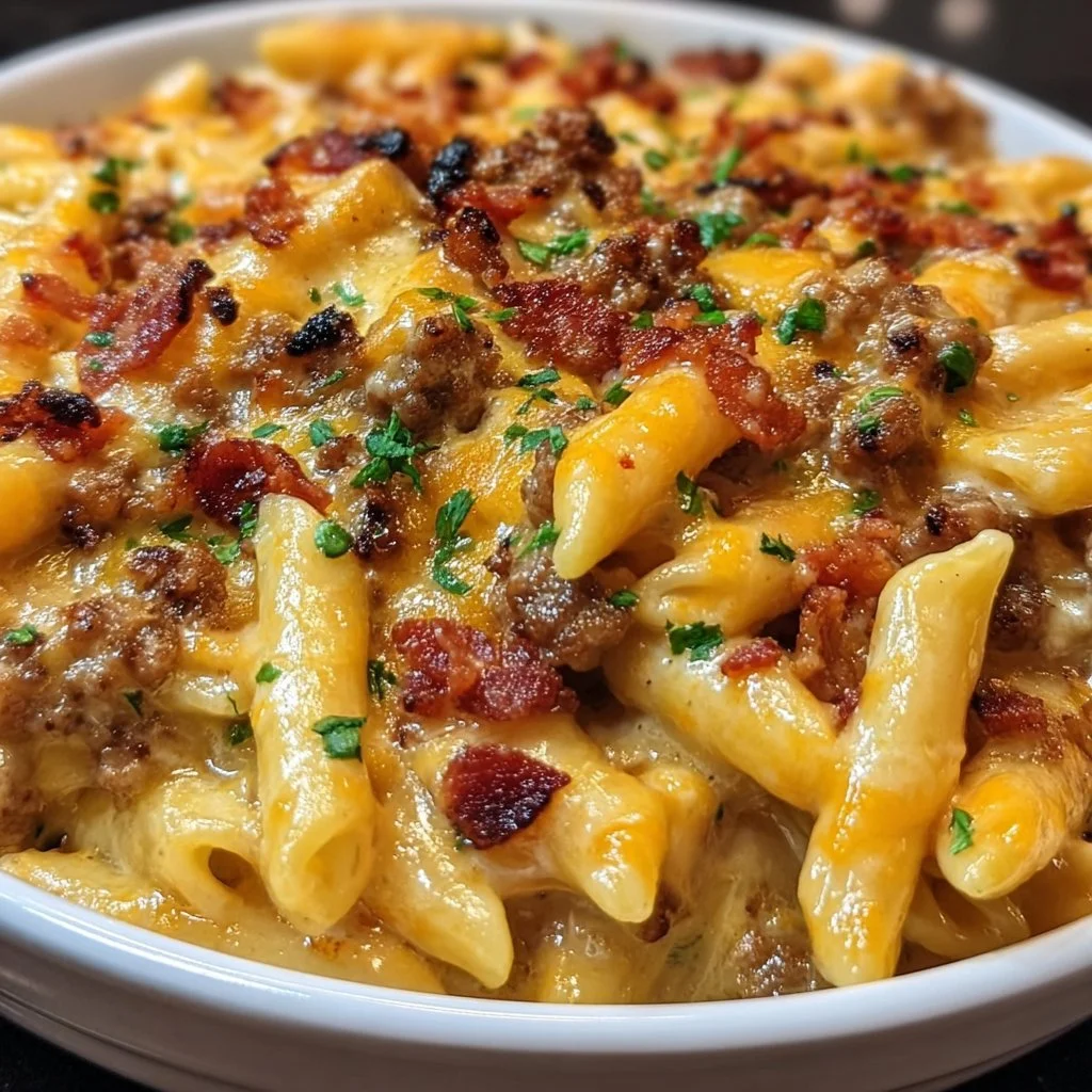 Loaded Bacon Cheeseburger Pasta