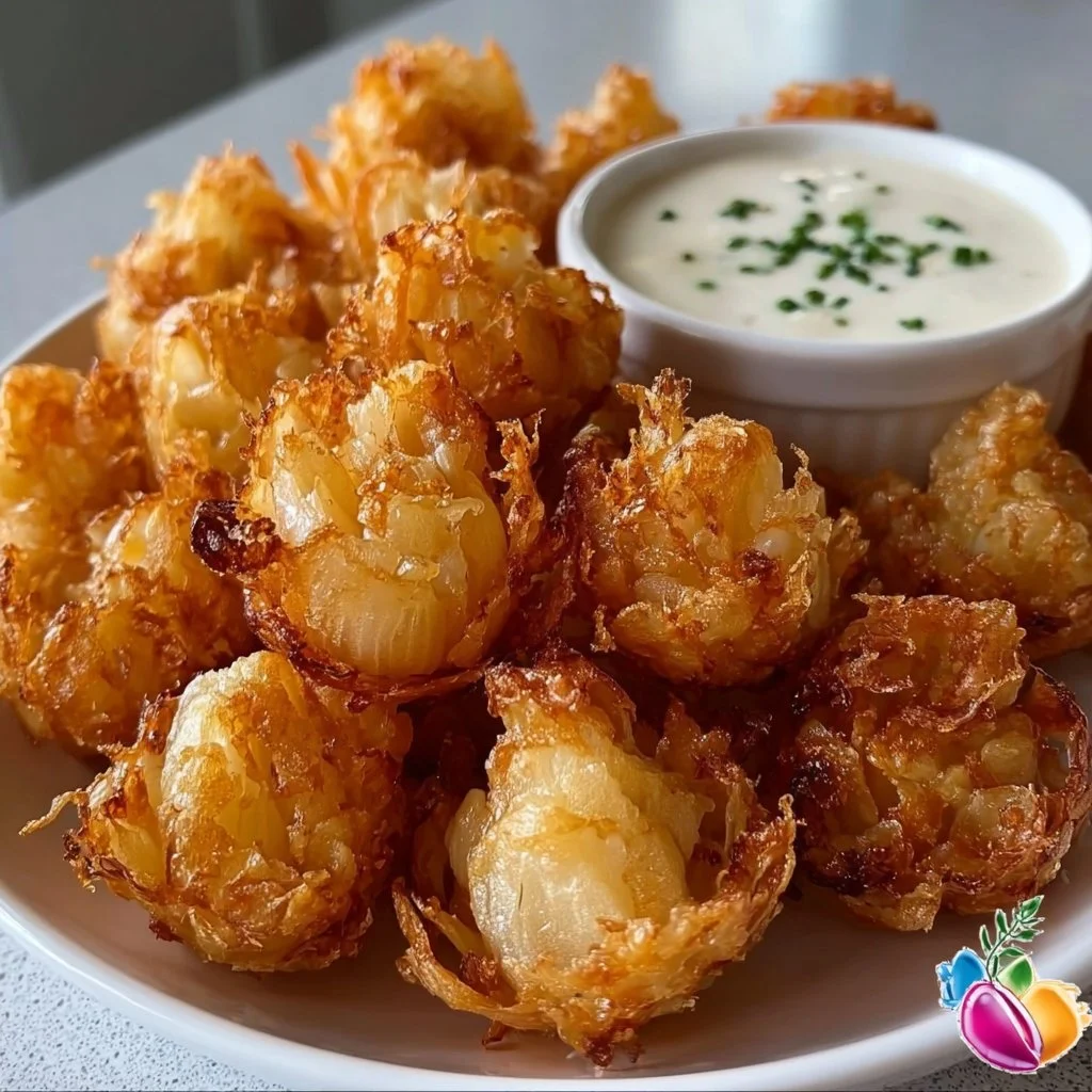 Mini Bloomin' Onions with Buttermilk Ranch Dip