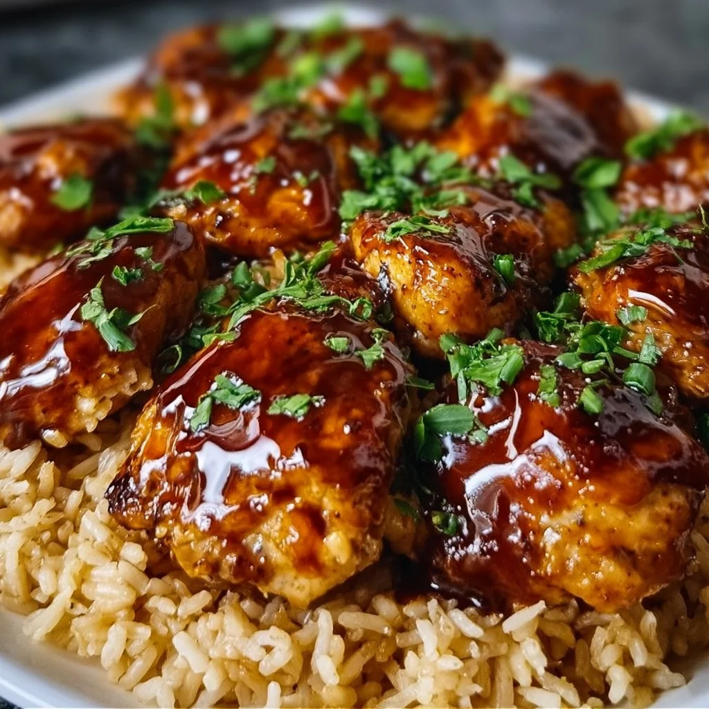 One-Pan Honey BBQ Chicken & Rice – A Quick Delight!