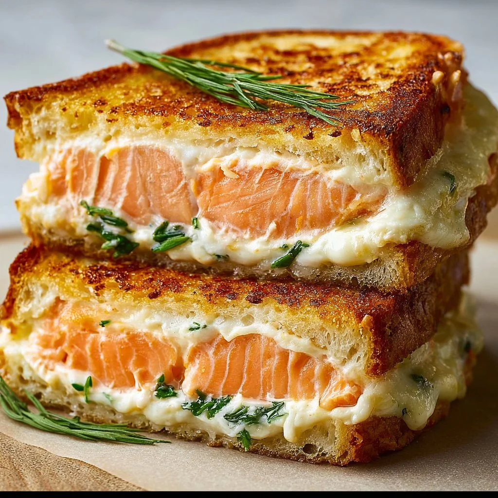 Salmon & Boursin Croque-Monsieur: The Crunchy-Melting Delight That Will Make You Crave It, Ready in 15 Minutes! - Chef Recipes | Recipe | Easy Cooking Recipes, Easy Recipe