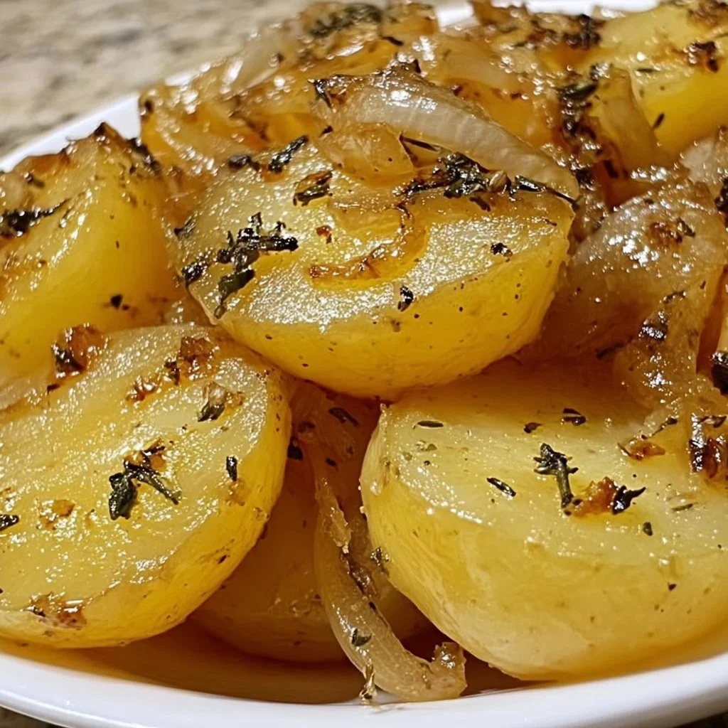 Savory Slow Cooker Lipton Onion Potatoes