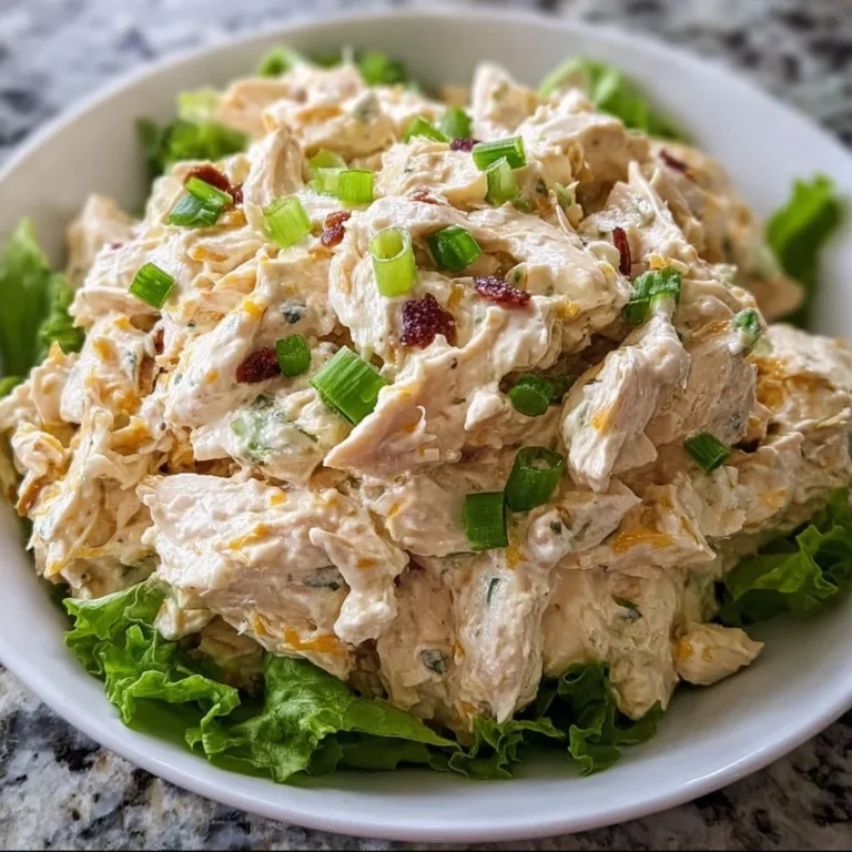 A bowl of simple chicken salad with fresh vegetables and dressing
