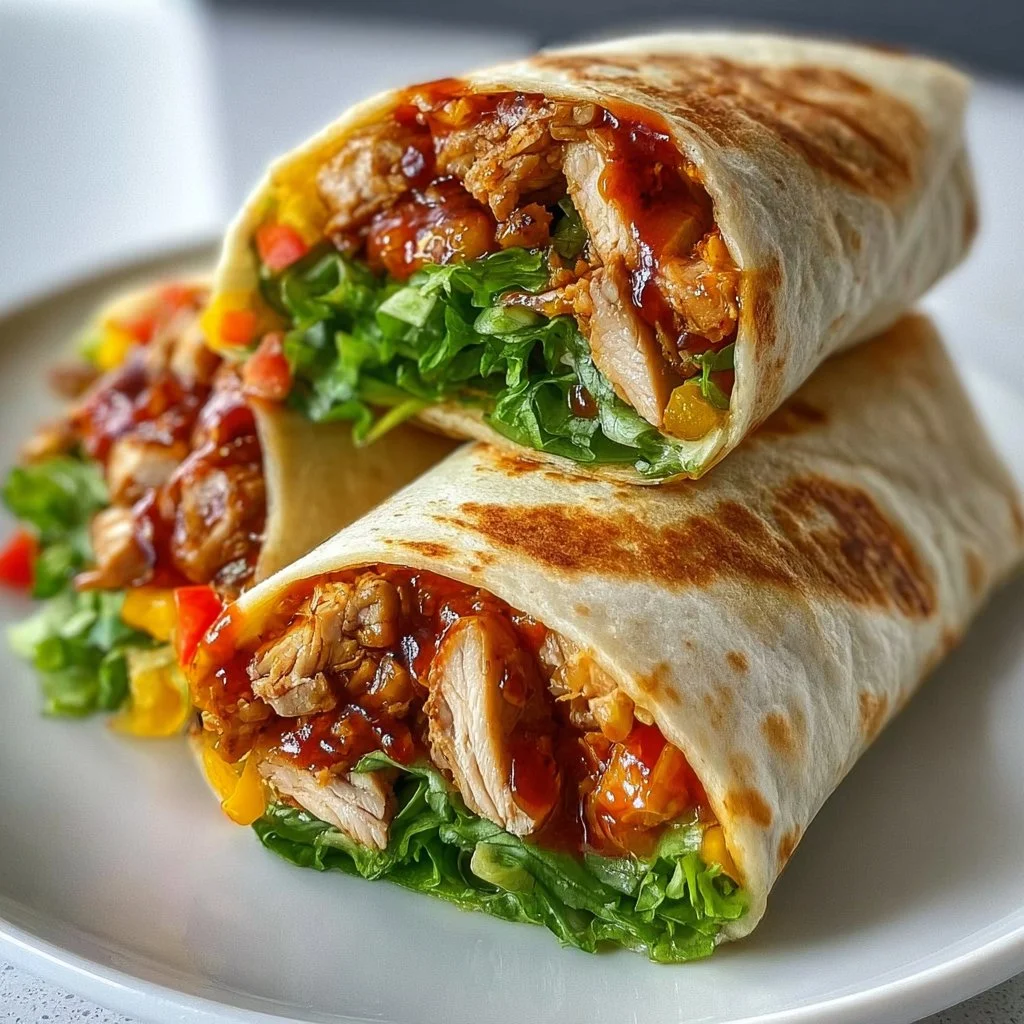 Sweet Chili Chicken Wraps