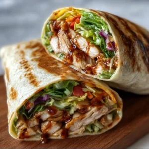 Delicious summer lunch wrap recipe for a quick and healthy meal.