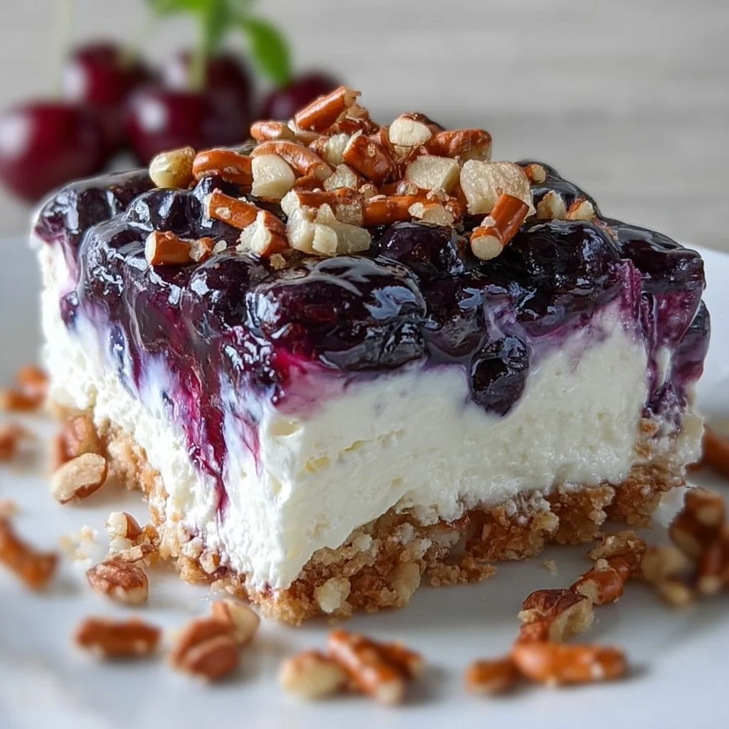Blueberry Pretzel Salad – The Best No-Bake Summer Dessert (2025)