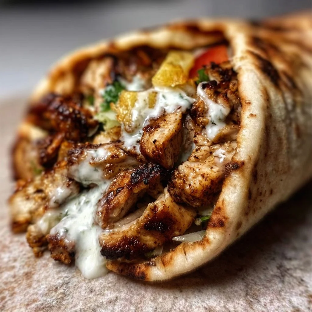 Chicken Shawarma with Garlic Sauce