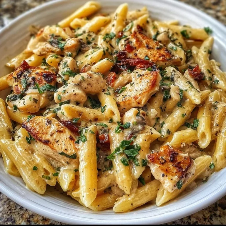 Delicious Marry Me Chicken Pasta with creamy sauce and tender chicken.
