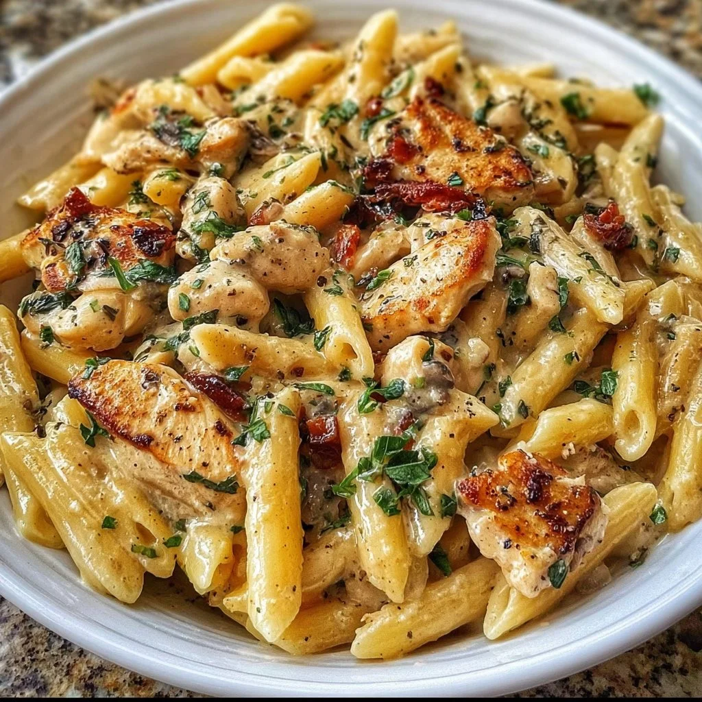 Delicious Marry Me Chicken Pasta with creamy sauce and tender chicken.
