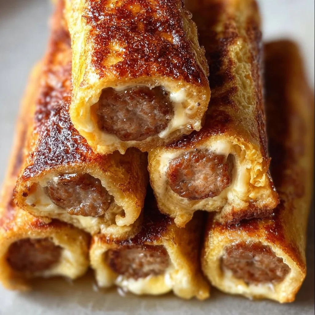 Sausage French Toast Roll-Ups
