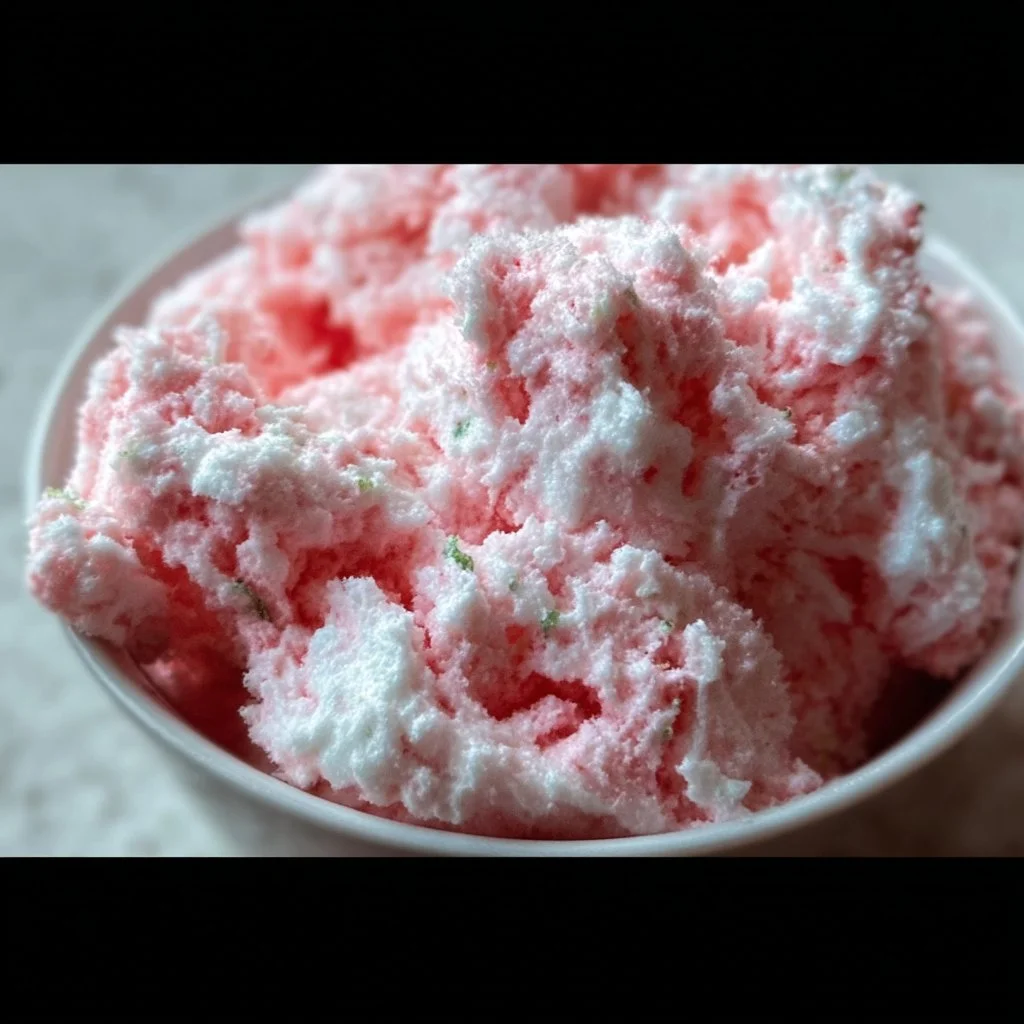 Strawberry Cotton Candy Salad