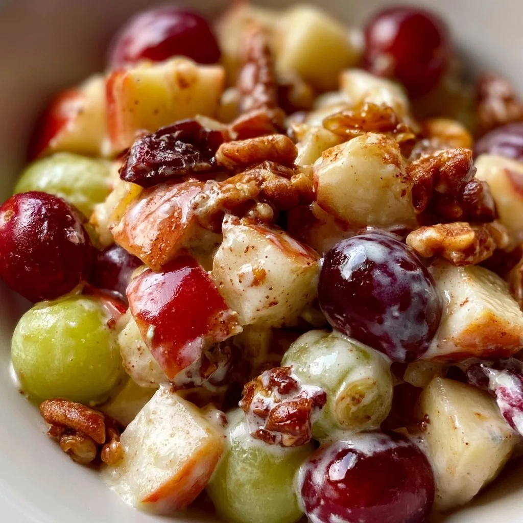 Cinnamon Apple Grape Salad