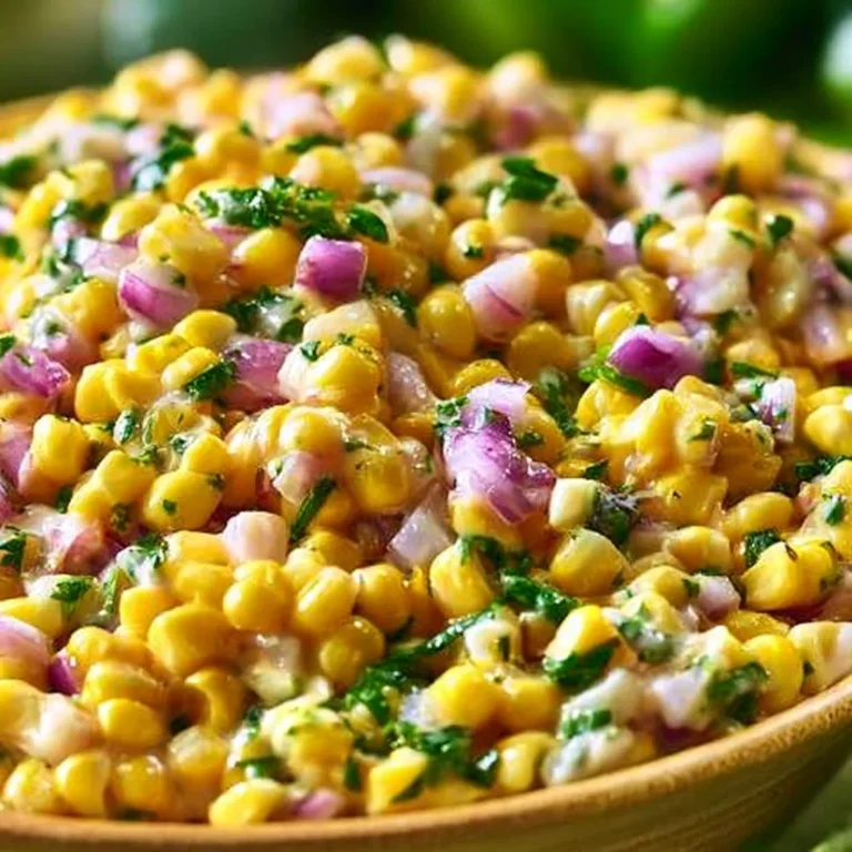 Colorful and delicious Crack Corn Salad with fresh ingredients