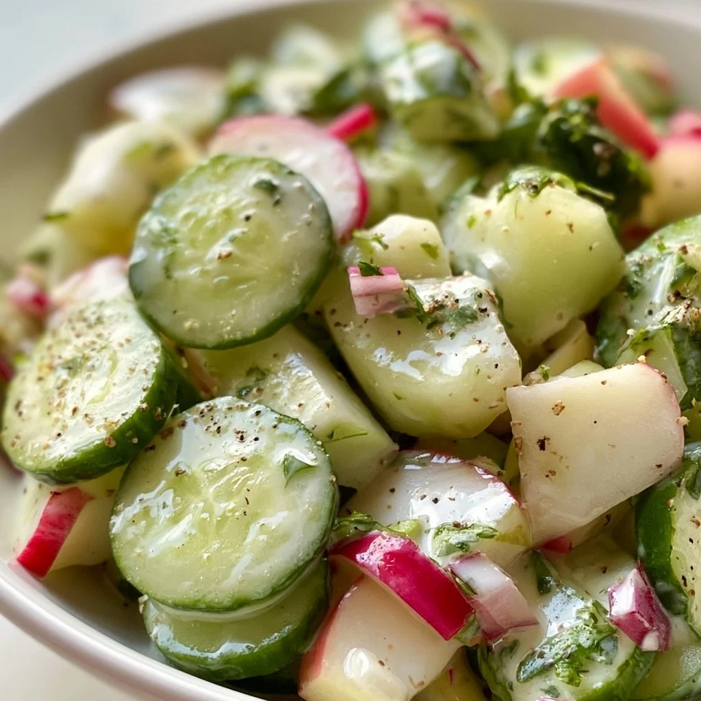 Crunchy Cucumber Apple Salad