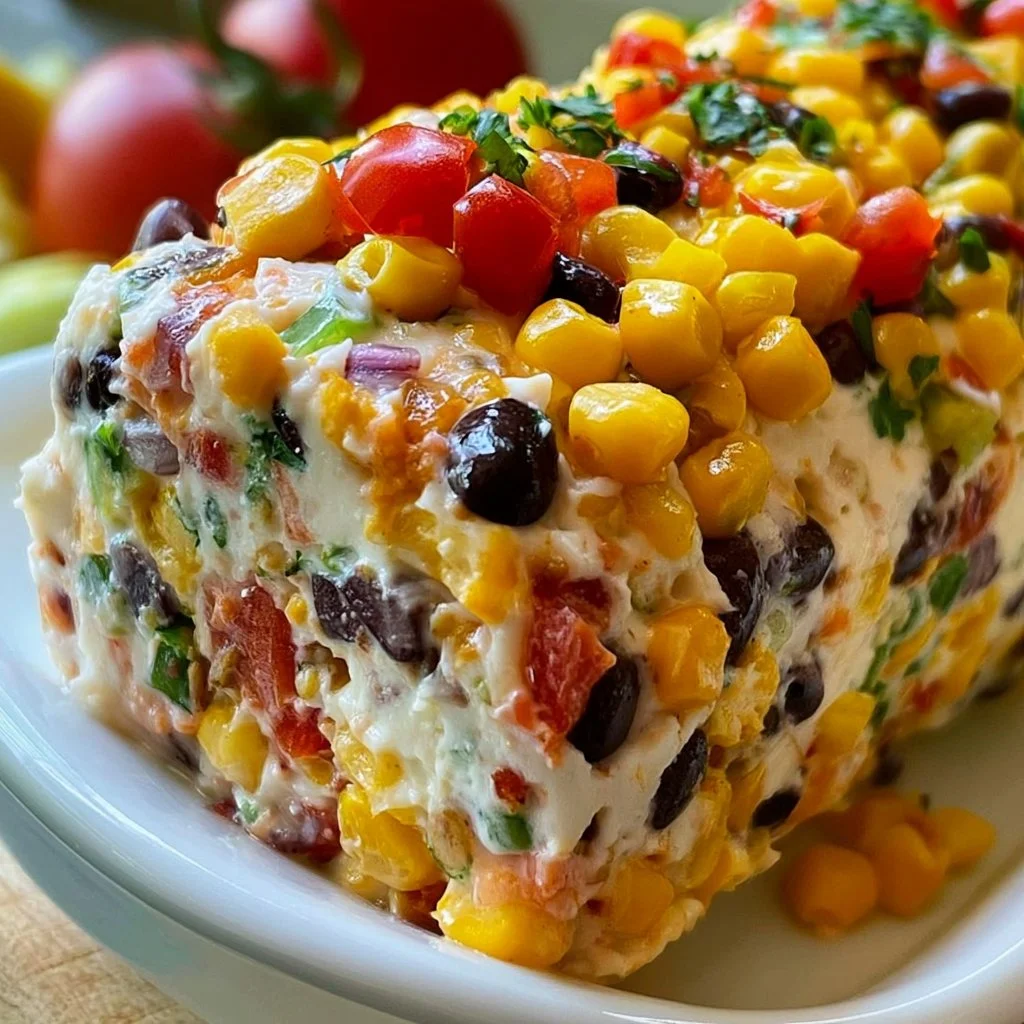 Fiesta Cowboy Caviar Cheese Log