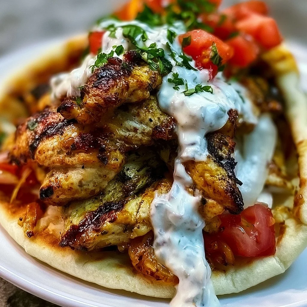 Greek Chicken Gyros