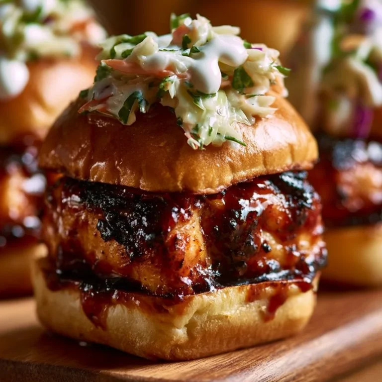 Honey Chipotle Garlic Chicken Sliders served on a platter