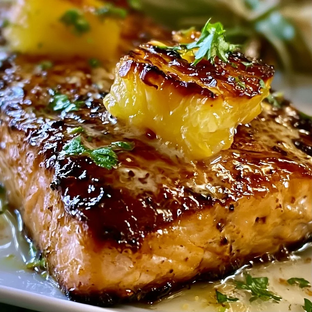 Honey Pineapple Salmon