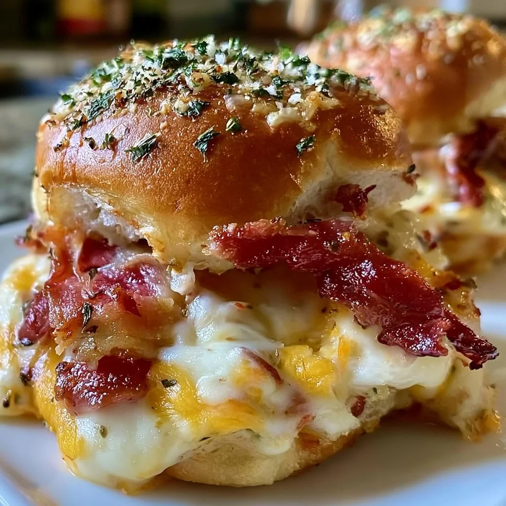 Irresistibly Cheesy Baked Italian Grinder Sliders Delight
